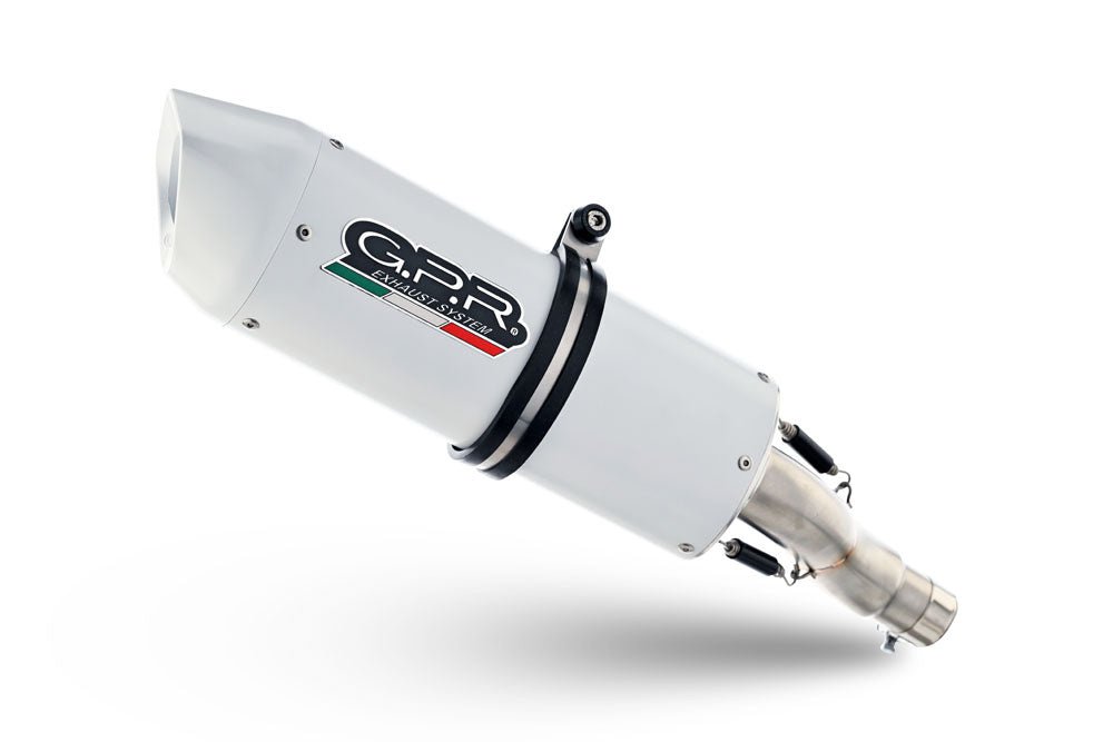 SCARICO GPR ALBUS CERAMIC BIANCO OMOLOGATO KAWASAKI ZX10R 2008-2009