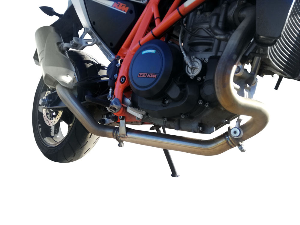 COLLETTORI SCARICO GPR RACING ACCIAIO SATINATO KTM DUKE 690 2017-2020