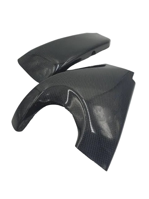 PROTEZIONI FORCELLONE IN FIBRA DI CARBONIO PER KAWASAKI ZX-10R NINJA 2008>2010