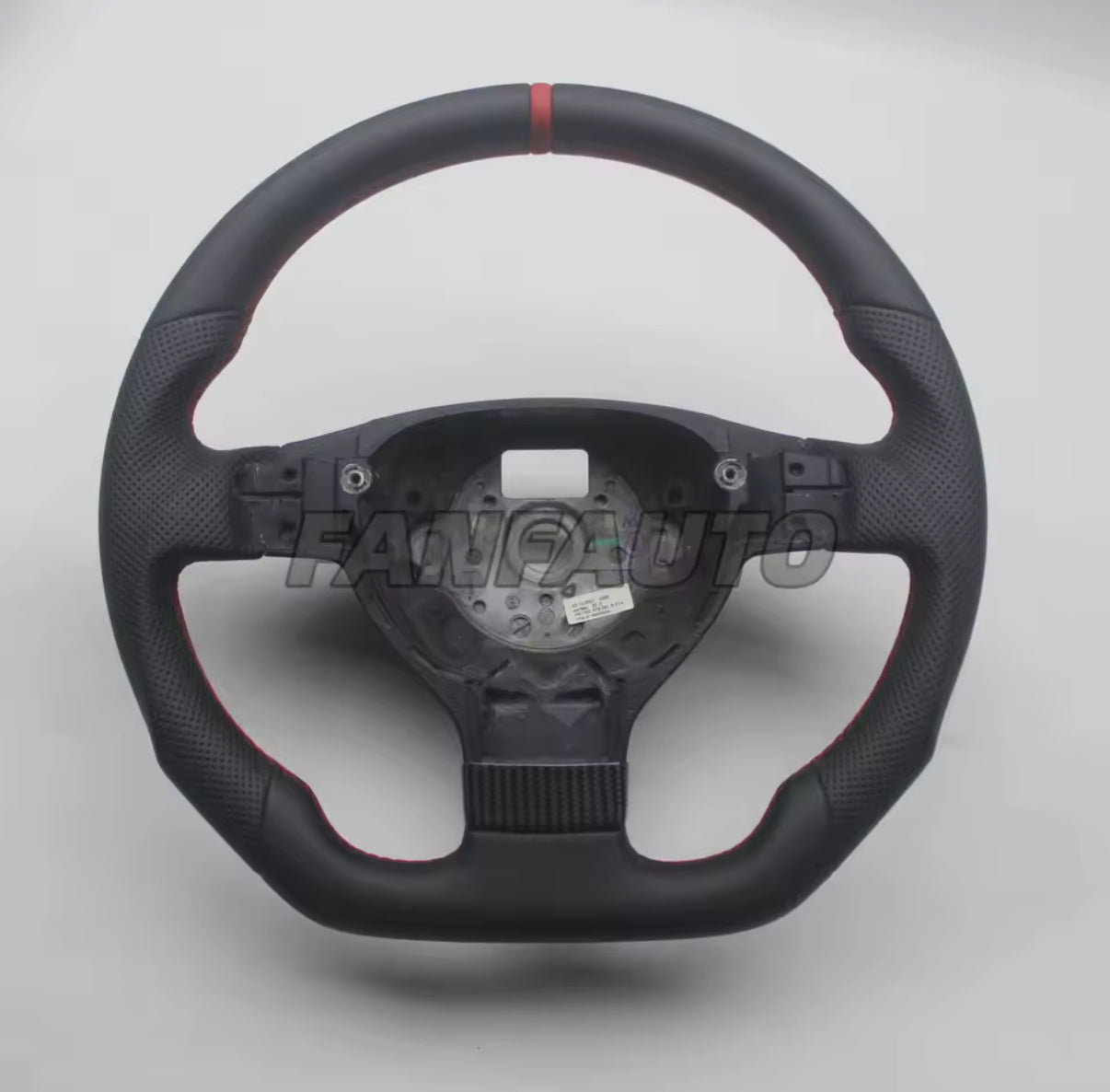 GOLF 5 LEATHER STEERING WHEEL WITH RED STITCHING