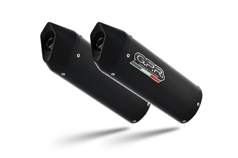 COPPIA SCARICHI GPR FURORE NERO OPACO OMOLOGATO KAWASAKI ZX10R 2006-2007