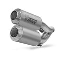 COPPIA SCARICHI MIVV MK3 ACCIAIO RACING DUCATI MONSTER 821/1200 2017-2020