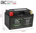 BATTERIA MOTO AL LITIO BC BATTERY PER BMW S1000R ABS 2013-2020