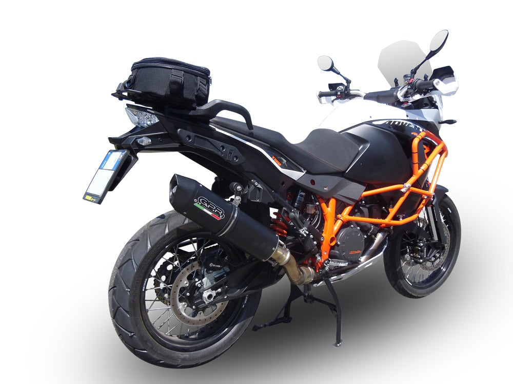 SCARICO GPR FURORE NERO OPACO RACING KTM LC8 ADVENTURE 1050 2015-2016