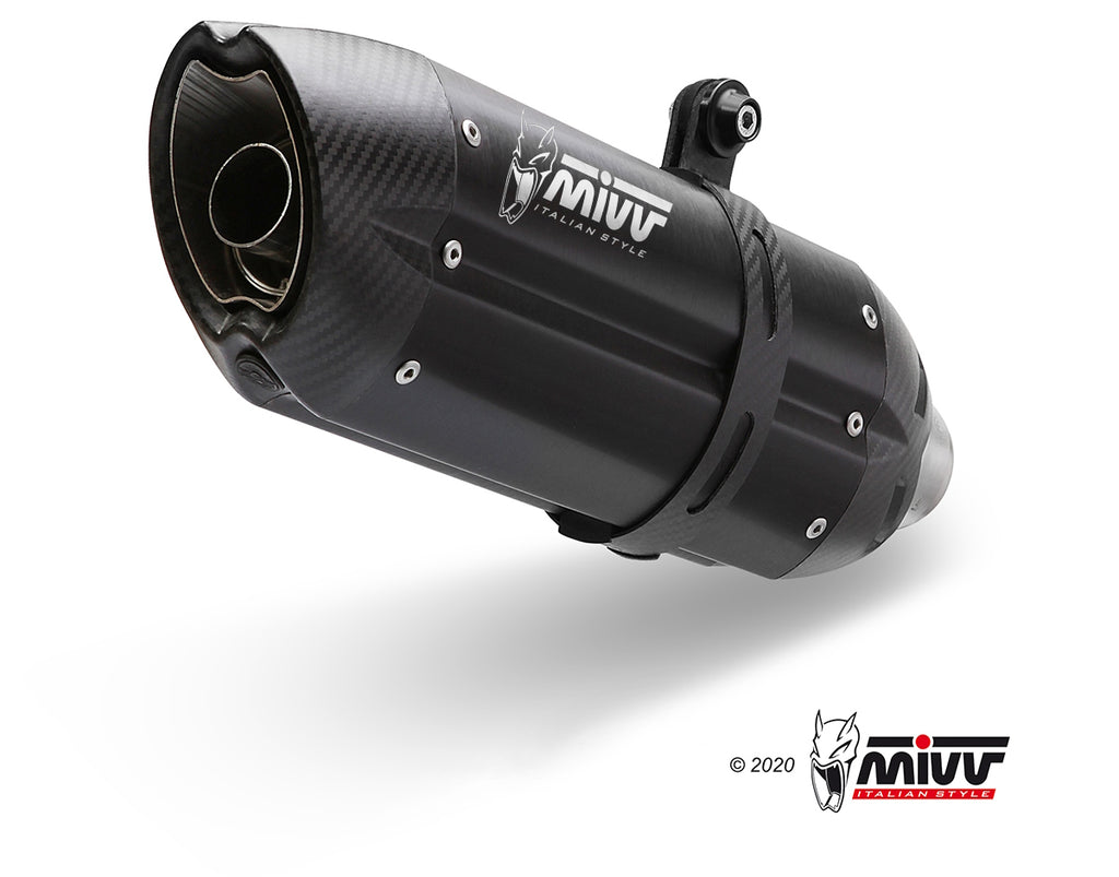 SCARICO MIVV SUONO ACCIAIO NERO OMOLOGATO KAWASAKI ZX10R 2011-2015