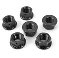 KIT DADI PER CORONA POSTERIORE M10x1.25 ERGAL NERO PER DUCATI