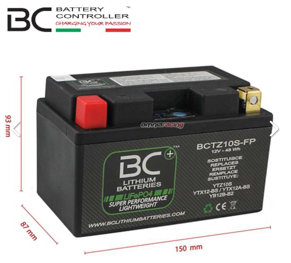 BC BATTERY LITHIUM MOTORCYCLE BATTERY FOR APRILIA RSV4 1000R 2009-2018