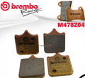 BREMBO RACING Z04 - M478Z04 PASTIGLIE FRENO MESCOLA PER PINZE BMW S 1000 RR 2009 09>12