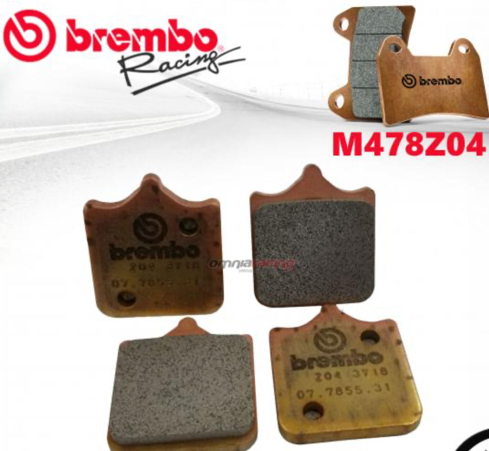BREMBO RACING Z04 - M478Z04 PASTIGLIE FRENO MESCOLA PER PINZE BMW S 1000 RR 2009 09>12