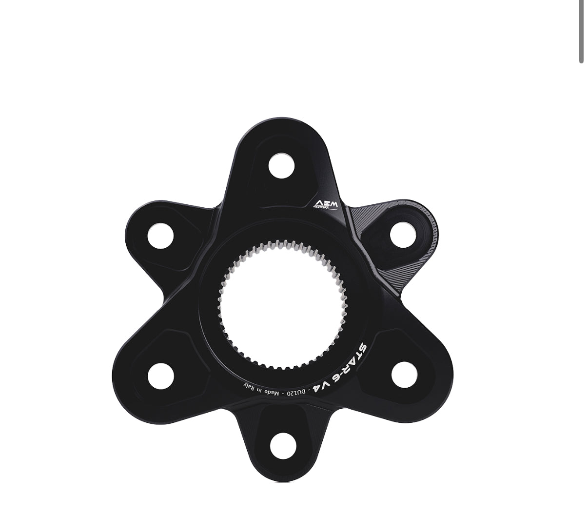 FLANGIA CORONA AEM NERO CARBON PER DUCATI 1098/1098R/1098S