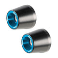 LIGHTECH 200 SERIES ALUMINUM HANDLEBAR WEIGHTS COBALT BLUE BMW S1000RR 2009-2018