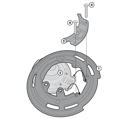 GIVI TANKLOCK TANK BAG FLANGE ATTACHMENT BMW S1000R 2014-2020 