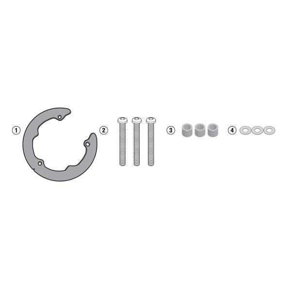 GIVI TANKLOCK TANK BAG FLANGE ATTACHMENT FOR BENELLI LEONCINO 500 2017-2022
