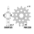 PIGNONE PBR Z12 DENTI PASSO 428 APRILIA RS50 REPLICA 2001-2005