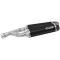 ARROW THUNDER APPROVED BLACK ALUMINUM EXHAUST PAIR FOR APRILIA DORSODURO 750 2009>2017