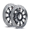 Pair of Brembo The Groove 320mm Front Brake Discs for Aprilia Dorsoduro 1200