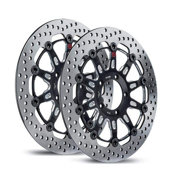Pair of Brembo The Groove 320mm Front Brake Discs for Aprilia Dorsoduro 1200
