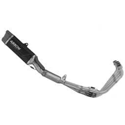 ARROW INDY RACE COMPLETE EXHAUST SYSTEM APPROVED IN DARK ALUMINUM FOR APRILIA RS660 2020>2023