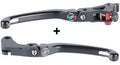 LIGHTECH ALIEN BRAKE AND CLUTCH LEVER PAIR KIT, K-TYPE FOLDING LEVER FOR APRILIA RSV1000 2004>2009