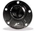 TAPPO SERBATOIO VALTERMOTO IN ALLUMINIO NERO PER HONDA CBR1000RR ABS 2008>2013