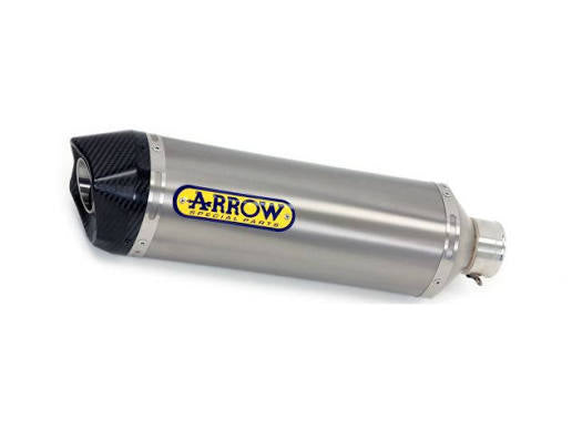 COPPIA TERMINALI ARROW RACE TECH OMOLOGATO ALLUMINIO PER APRILIA TUONO 1000R/FACTORY 2006>2010