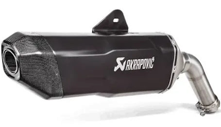 AKRAPOVIC EURO5 APPROVED BLACK TITANIUM EXHAUST FOR BMW F750GS / F850GS 2018>