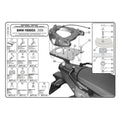 GIVI MONOKEY REAR TOP BOX MOUNT BMW F650GS 2008-2011
