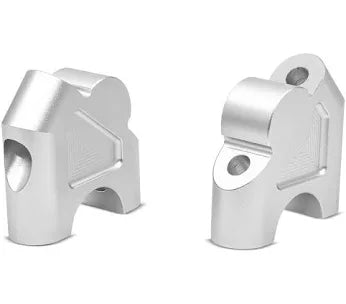 KIT RISER MANUBRIO IN ALLUMINIO CNC ALTEZZA 30MM ARRETRAMENTO 24MM PER BMW R1200GS /ADVENTURE 2014>