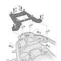 ATTACCO POSTERIORE BAULETTO GIVI MONOKEY BMW R1250GS 2019-2022