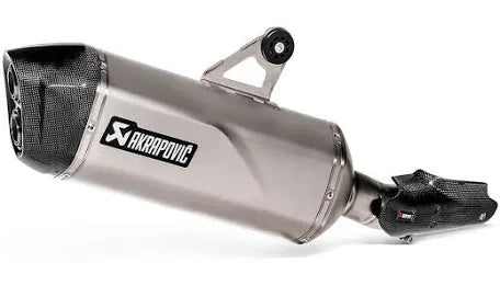 TERMINALE SCARICO AKRAPOVIC OMOLOGATO TITANIO BMW R1250GS/ADVENTURE 2019-2023