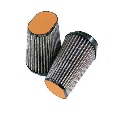 KIT FILTRO ARIA DNA AIR BOX IN PELLE COLORE ARANCIO PER BMW RNINET 2014-2017