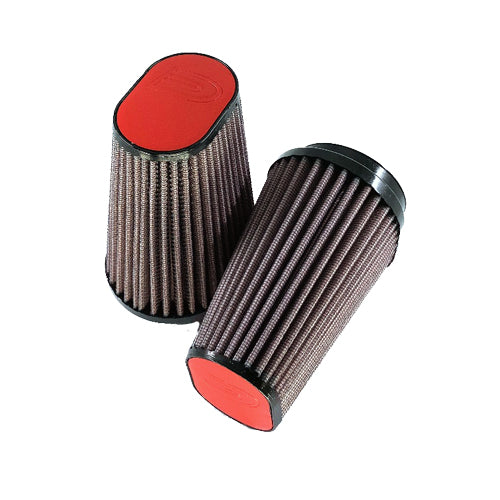 KIT FILTRO ARIA DNA AIR BOX IN PELLE COLORE ROSSO PER BMW RNINET 2014-2017