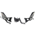 PEDANE REGOLABILI LIGHTECH CAMBIO ROVESCIATO POGGIAPIEDI SNODATI BMW HP4 2013-2018