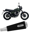 TERMINALE DI SCARICO ARROW PRO RACE OMOLOGATO IN ACCIAIO NERO PER BRIXTON BX125X 2019>2020