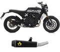 TERMINALE DI SCARICO ARROW REBEL OMOLOGATO IN ACCIAIO NERO PER BRIXTON CROSSFIRE 500X 2021>2023