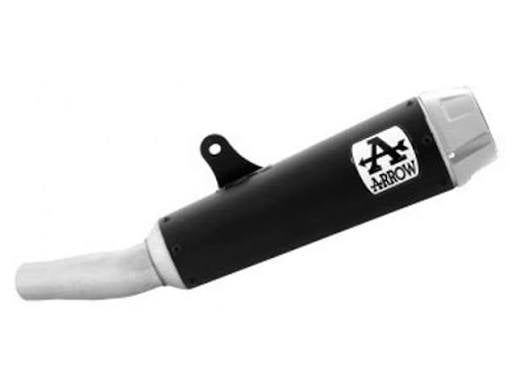 TERMINALE DI SCARICO ARROW PRO RACE OMOLOGATO IN ACCIAIO NERO PER BRIXTON GLANVILLE 250X 2018>2019