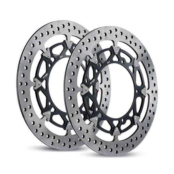 COPPIA DISCHI FRENO ANTERIORE BREMBO PISTABASSA DA 330MM PER KAWASAKI NINJA ZX10R 2016>