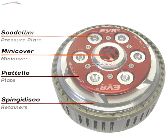 EVR CTS S229 - FRIZIONE ANTISALTELLAMENTO BREVETTATO PER DUCATI A SECCO