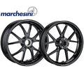 COPPIA CERCHI MARCHESINI M10R ALLUMINIO NERO OPACO DUCATI 749/749S