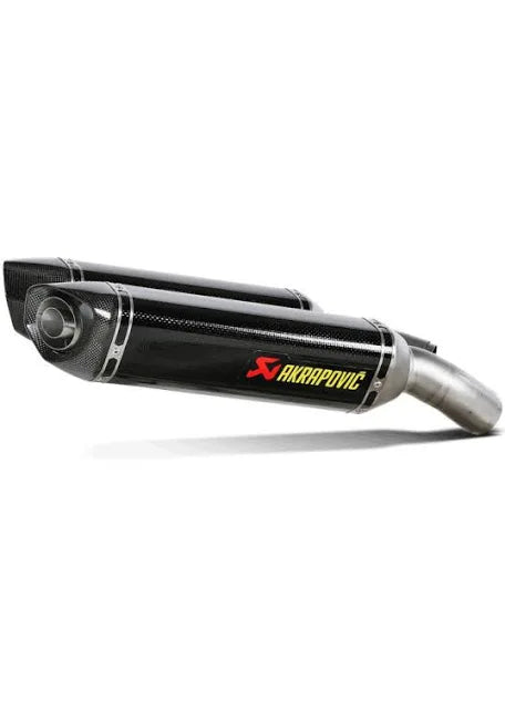 COPPIA TERMINALI SCARICO AKRAPOVIC OMOLOGATI CARBONIO DUCATI 848 / EVO 2008-2014