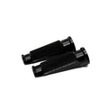 POGGIAPIEDI VALTERMOTO NERI + ADATTATORI NERI PILOTA PER HONDA CBR1000RR ABS 2008>2016