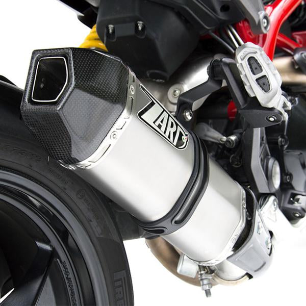 SCARICO ZARD PENTA R TITANIO OMOLOGATO FONDELLO CARBONIO DUCATI HYPERMOTARD