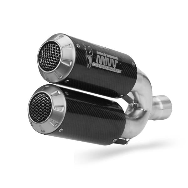 COPPIA SCARICHI MIVV MK3 CARBONIO RACING DUCATI MONSTER 1200/S 2014-2016