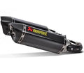 COPPIA TERMINALI SCARICO AKRAPOVIC OMOLOGATI CARBONIO DUCATI MONSTER 696/795/796/1100/S