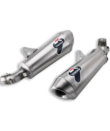 TERMIGNONI D101 TERMINALI DI SCARICO OMOLOGATI 80DB TITANIO PER DUCATI MONSTER 696 2008 08>13