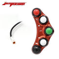 PULSANTIERA JETPRIME STRADALE SINISTRA 7 TASTI IN ALLUMINIO ROSSO PER DUCATI MONSTER 795 2012>2015