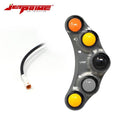 PULSANTIERA JETPRIME STRADALE SINISTRA 7 TASTI IN ALLUMINIO TITANIO PER DUCATI MONSTER 795 2012>2015