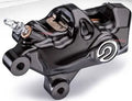 BREMBO RACING PINZA FRENO SINISTRA (SX) ASSIALE CNC .484 CAFE RACER INTERASSE 69,1MM LOGO ARGENTO