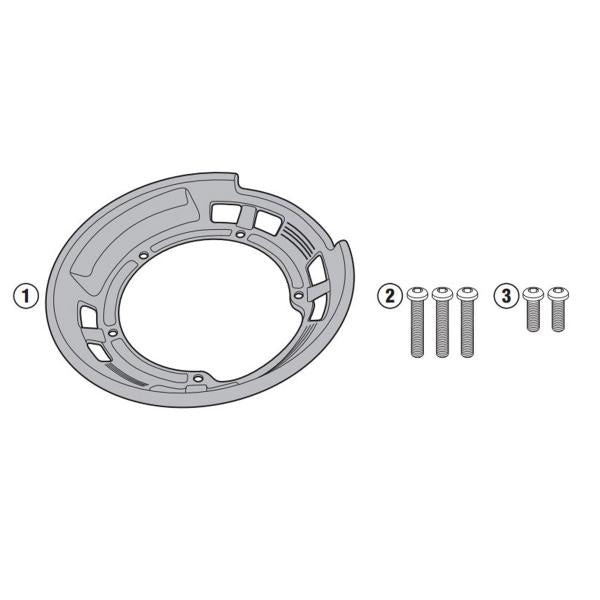 ATTACCO FLANGIA BORSA SERBATOIO GIVI TANKLOCK HONDA CRF1000L AFRICA TWIN 2018-2019