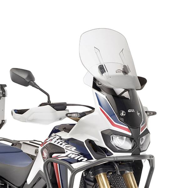 CUPOLINO GIVI AIRFLOW TRASPARENTE ALTO HONDA CRF1000L AFRICA TWIN 2018-2020